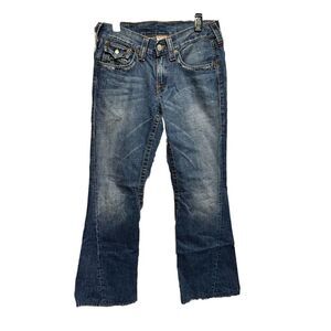 Vintage MENS TRUE RELIGION JOEY Big T Jeans 31 x 33